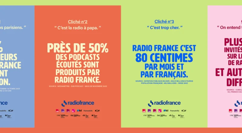 Radio France répond aux clichés dans sa nouvelle campagne