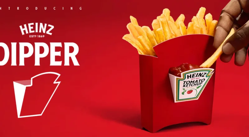 Heinz réinvente la boîte à frites avec un compartiment sauce