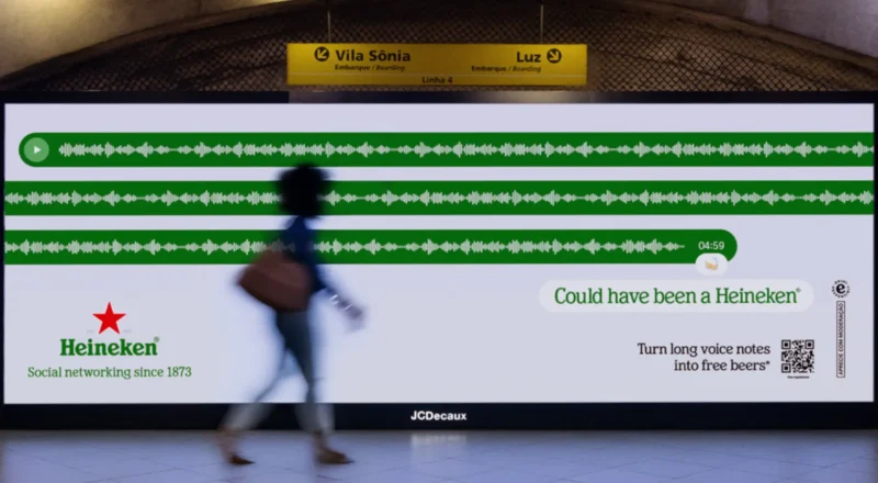 Heineken transforme les vocaux WhatsApp en bière