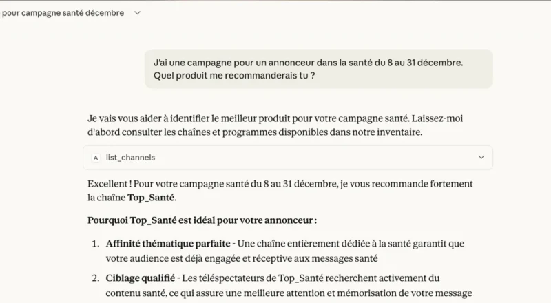L’achat d’espace agentique débarque en TV