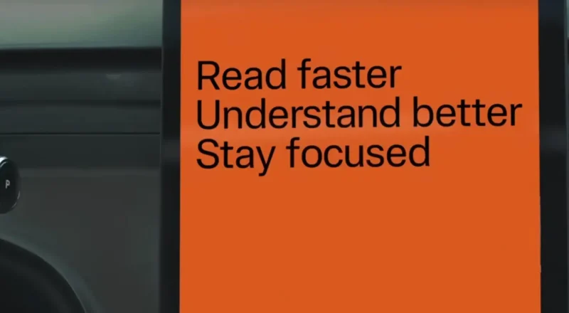 Volvo crée une typographie qui se veut la plus sûre possible