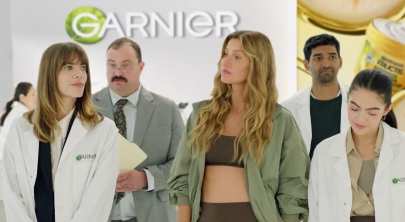 Garnier signe son premier film de marque mondial avec Gisèle Bündchen