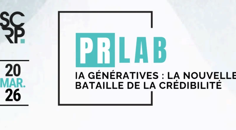 Comment rendre les marques crédibles aux yeux des IA génératives ? Réponse avec le PR Lab du SCRP