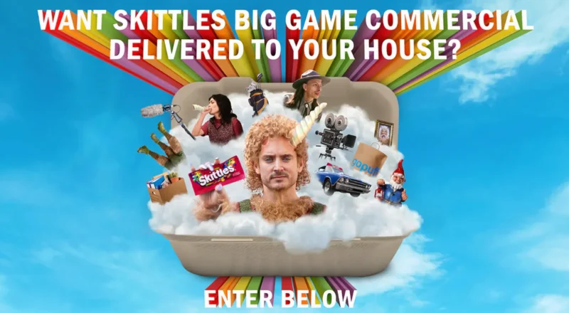Skittles : un spot livré à une seule personne (par Focalys)