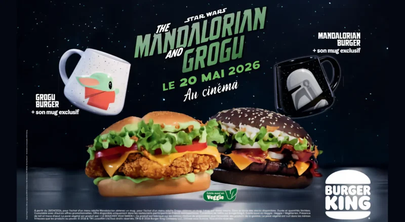 Burger King s’allie à Star Wars pour la sortie de The Mandalorian and Grogu
