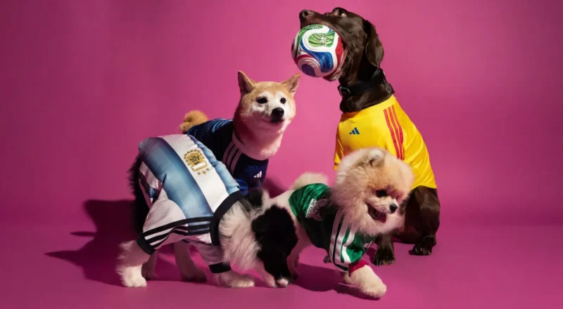 Adidas sort des maillots pour chiens pour la Coupe du Monde 2026