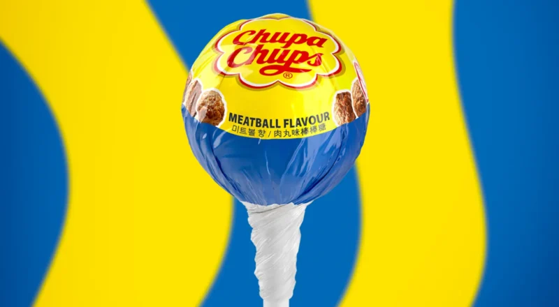 IKEA transforme ses fameuses boulettes en sucettes Chupa Chups