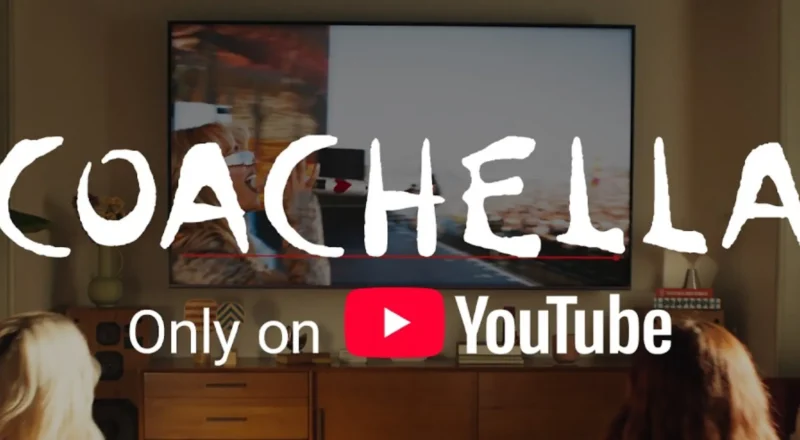 YouTube expérimente des “chaînes TV”  24/7 autour des artistes de Coachella