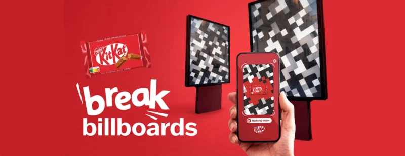 KitKat : une chasse aux panneaux publicitaires inutilisés (par Focalys)