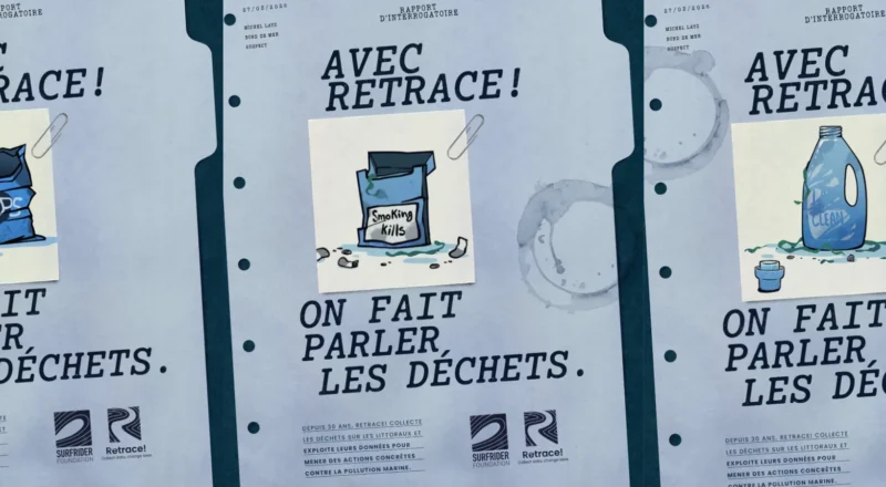Les déchets passent aux aveux dans la nouvelle campagne Surfrider
