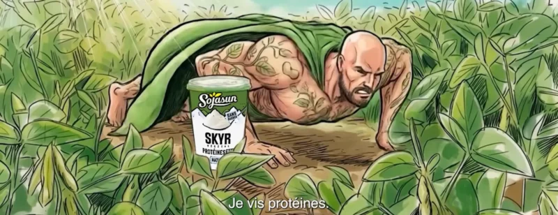 Sojasun détourne l’insulte « homme soja » pour troller les masculinistes