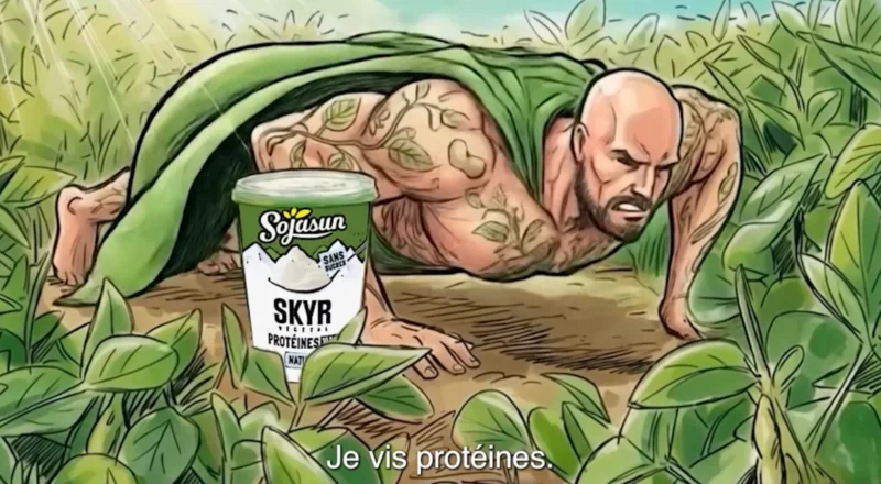 Sojasun détourne l’insulte « homme soja » pour troller les masculinistes