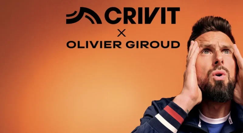 CRIVIT, la marque de sport de Lidl, accélère avec Olivier Giroud