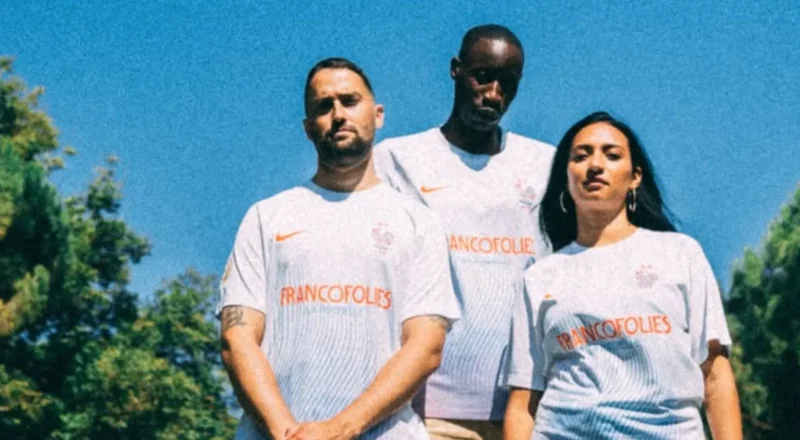 La FFF et les Francofolies dévoilent un maillot collector