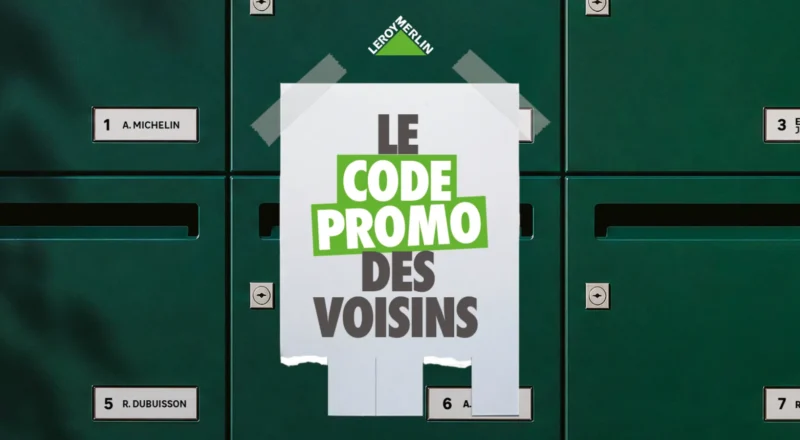 Leroy Merlin distribue des codes promo pour mieux faire passer le bruit des travaux auprès de vos voisins