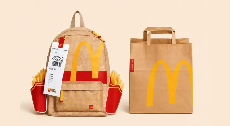 McDonald’s Chine transforme ses sacs à emporter en sac à dos collector