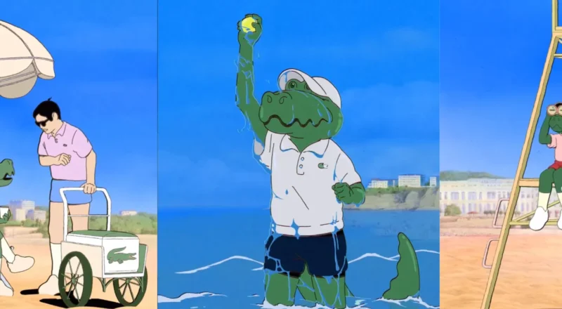 Lacoste fait replonger son crocodile dans les années 80