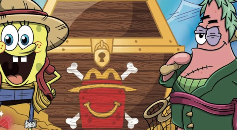 McDonald’s dévoile un Happy Meal en collaboration avec Bob l’Éponge et One Piece