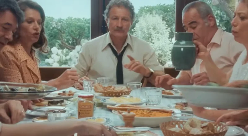 Pour “l’après-Loup”, Intermarché fait durer un bon repas de la France des années 70